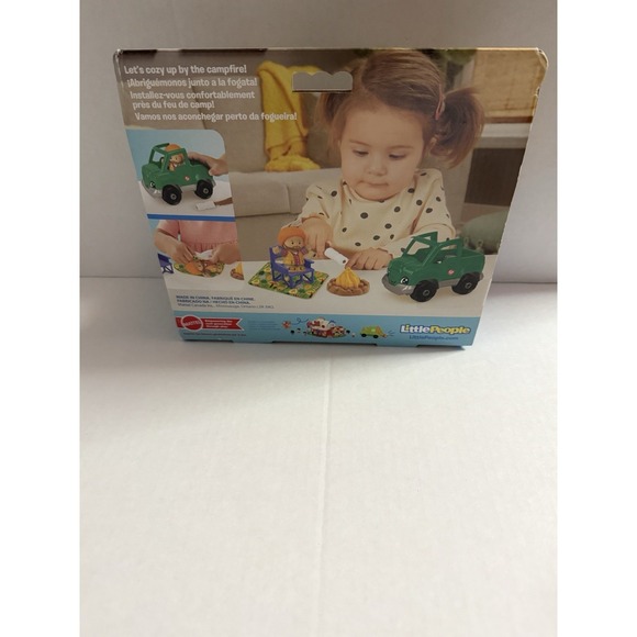 Fisher-Price Little People Toddler Toy Time to Camp 6-Piece Playset Ages 1-5 - Picture 6 of 7